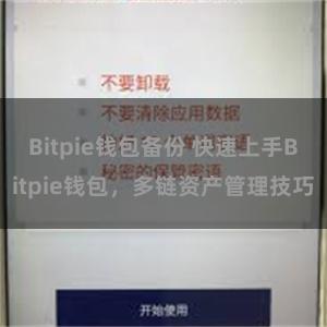 Bitpie钱包备份 快速上手Bitpie钱包，多链资产管理技巧