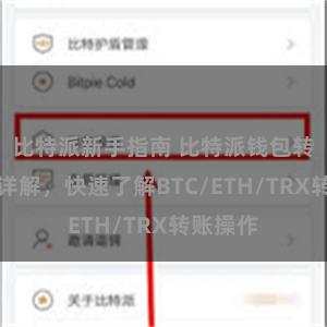 比特派新手指南 比特派钱包转账教程详解，快速了解BTC/ETH/TRX转账操作