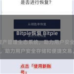 Bitpie恢复 Bitpie钱包：打造数字资产管理生态系统，助力用户安全存储和便捷交易。