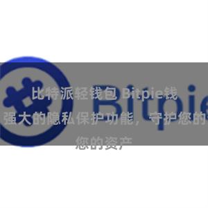 比特派轻钱包 Bitpie钱包：强大的隐私保护功能，守护您的资产