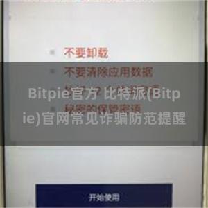 Bitpie官方 比特派(Bitpie)官网常见诈骗防范提醒