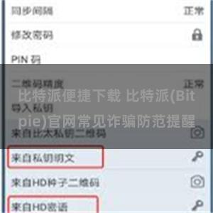 比特派便捷下载 比特派(Bitpie)官网常见诈骗防范提醒