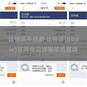 比特派手续费 比特派(Bitpie)官网常见诈骗防范提醒