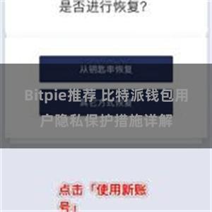 Bitpie推荐 比特派钱包用户隐私保护措施详解