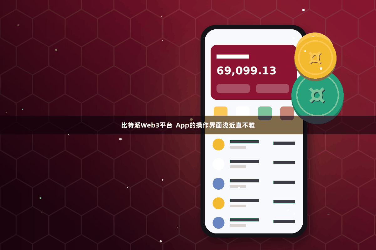 比特派Web3平台  App的操作界面浅近直不雅